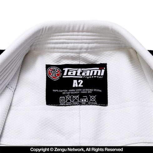 Tatami Fightwear Nova Basic White Jiu Jitsu Gi-2