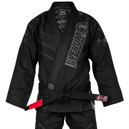 VENUM-ELITE LIGHT 2.0 JIU JITSU GI (BAG INCLUDED)-Black/Black-2