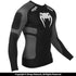 Venum "Absolute" Long-Sleeve Compression Shirt (Dark Grey) - MMA Fightland
