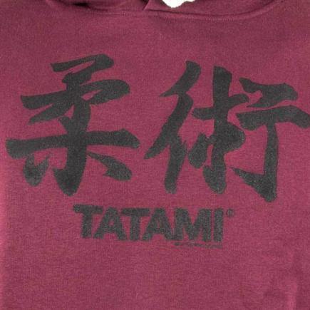 Tatami Kanji Hoodie - Burgundy - MMA Fightland