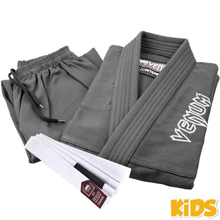 VENUM-CONTENDER KIDS JIU JITSU GI-Grey-4