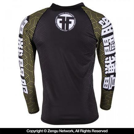 Tatami Kanji Grappling Rashguard - Yellow - MMA Fightland