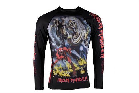 Tatami Iron Maiden Number Of The Beast Children's Grappling Rashguard - MMA Fightland
