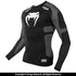 Venum "Absolute" Long-Sleeve Compression Shirt (Dark Grey) - MMA Fightland