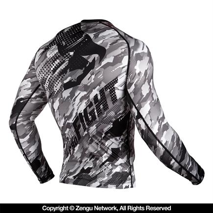 VENUM-TECMO GRAPPLING RASHGUARD - BLACK/GREY-3