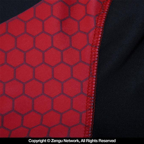 Venum "Absolute" Long-Sleeve Compression Shirt (Black/Red) - MMA Fightland