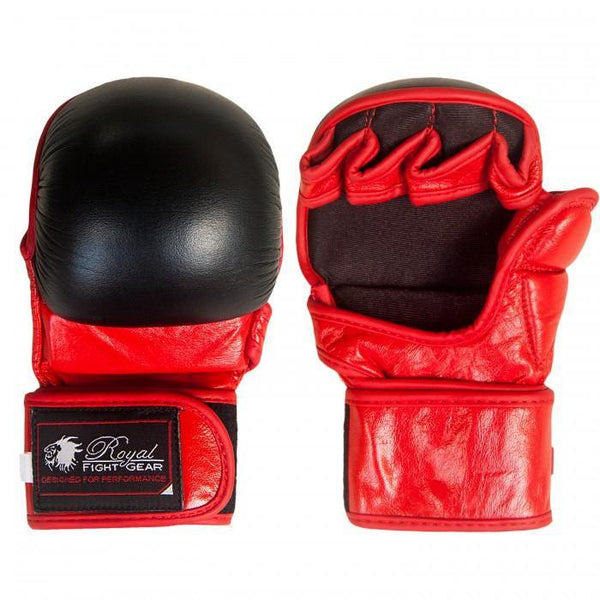BOLD LOOK RFG MMA LEATHER TRAINING GLOVES-1