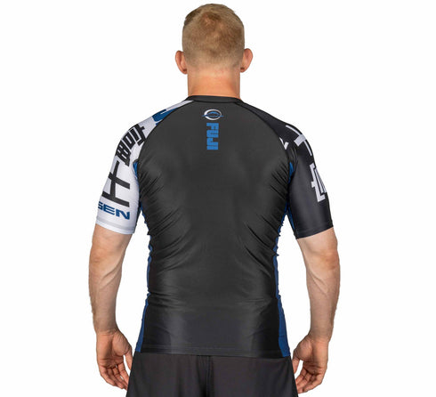 Fuji Kassen Short Sleeve Rashguard Navy