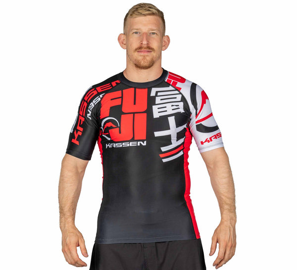 Fuji Kassen Short Sleeve Rashguard Red
