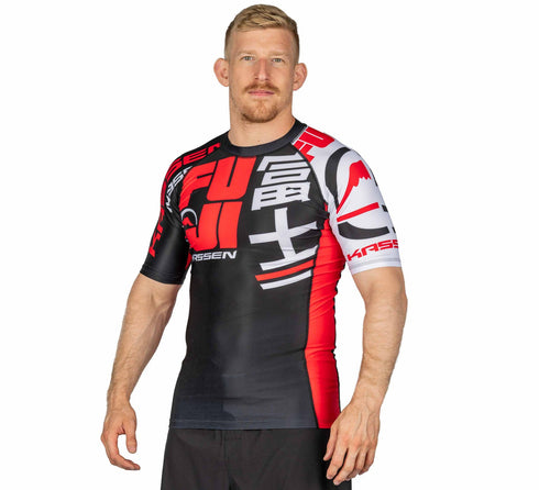 Fuji Kassen Short Sleeve Rashguard Red