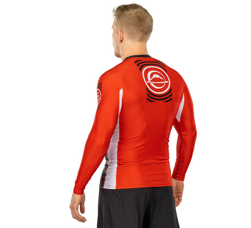 Fuji Heritage Long Sleeve Rashguard Red