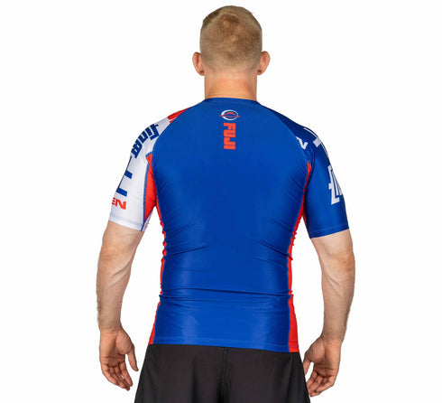 Fuji Kassen Short Sleeve Rashguard Blue