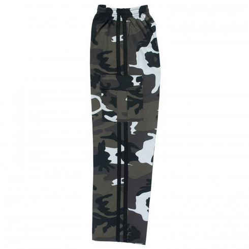 BOLD LOOK BFIT 7.5OZ CARGO PANTS-WHITE CAMO/BLACK STRIPE-1