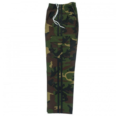BOLD LOOK BFIT 7.5OZ CARGO PANTS-GREEN CAMO/BLACK STRIPE