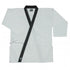 BOLD LOOK 8.5OZ SUPER MIDDLEWEIGHT TOPS WITH COLLAR TRIM-WHITE WITH BLACK TRIM-1