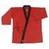 BOLD LOOK 8.5OZ SUPER MIDDLEWEIGHT TOPS WITH COLLAR TRIM-RED WITH BALCK TRIM-1