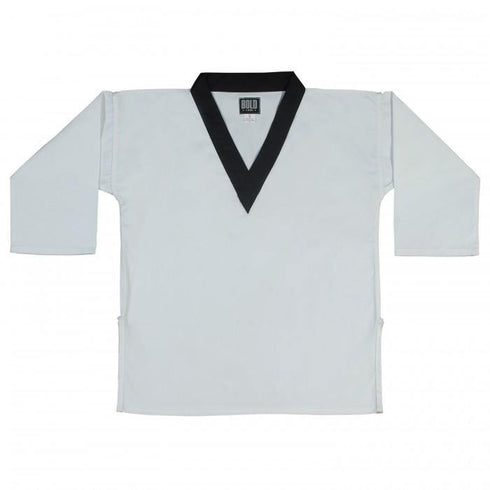 BOLD LOOK 8.5OZ SUPER MIDDLEWEIGHT V-NECK TOPS WITH COLLAR TRIM