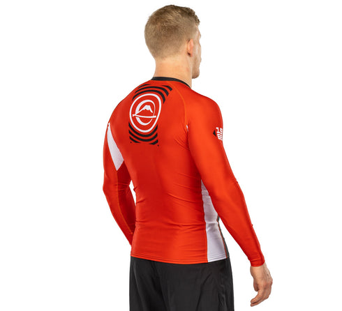 Fuji Heritage Long Sleeve Rashguard Red