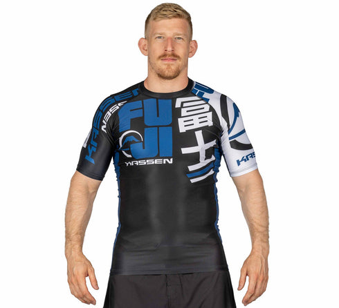 Fuji Kassen Short Sleeve Rashguard Navy