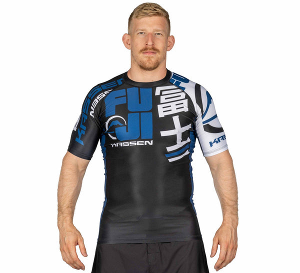 Fuji Kassen Short Sleeve Rashguard Navy