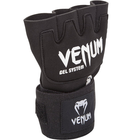 TITLE-Venum-"Kontact" Gel Glove Wraps - Black-4