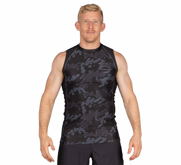 Fuji Combat Camo Sleeveless Rashguard Black
