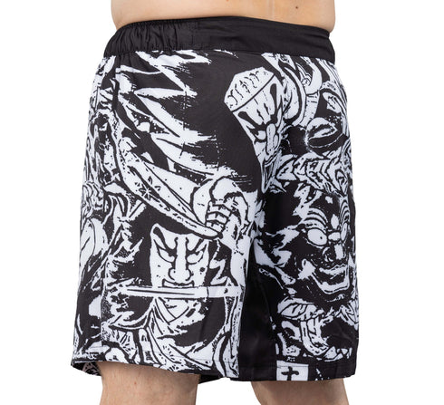 Fuji Fighting Spirit Lightweight Shorts Black/White