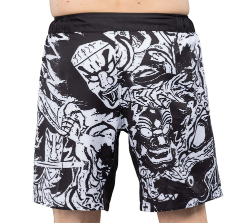 Fuji Fighting Spirit Lightweight Shorts Black/White