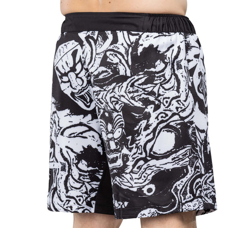 Fuji Fighting Spirit Lightweight Shorts Black/White