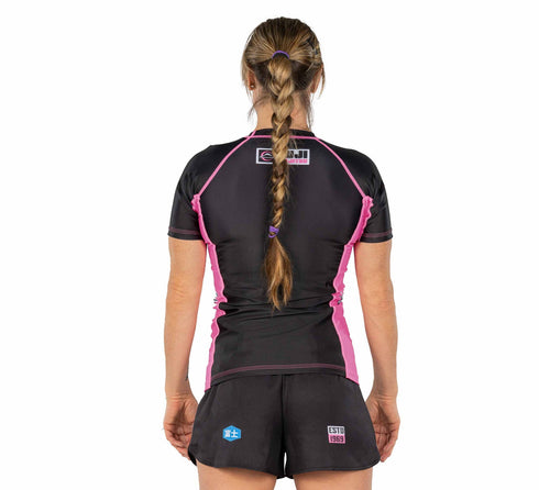 Fuji XTR Extreme Women's Short Sleeve Rashguard Pink