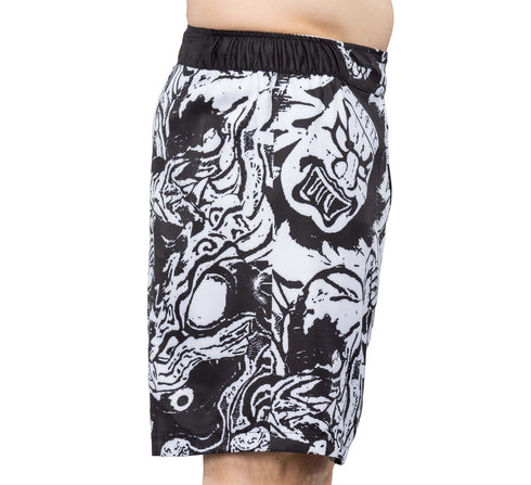 Fuji Fighting Spirit Lightweight Shorts Black/White