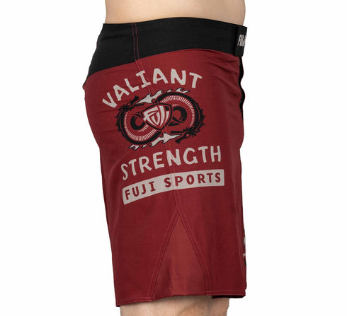 Fuji Valiant Strength Fight Shorts Red