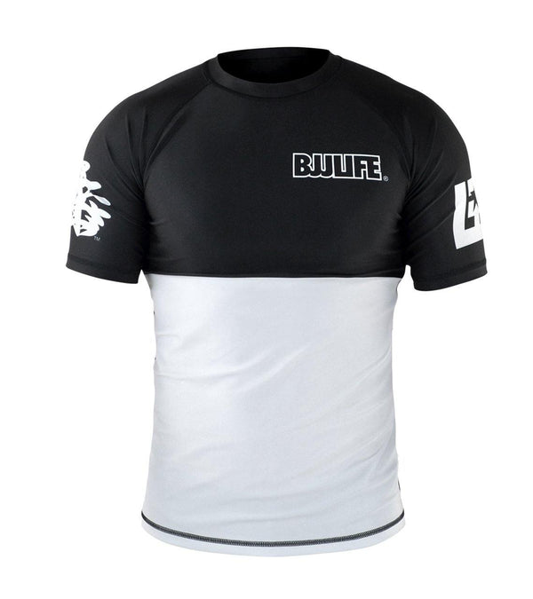 Combat Corner CompLite Ranked Rash Guard - White Belt - MMA Fightland