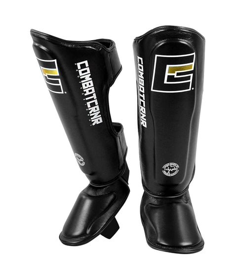 Combat Corner HMIT Shin Guards-BLACK-1