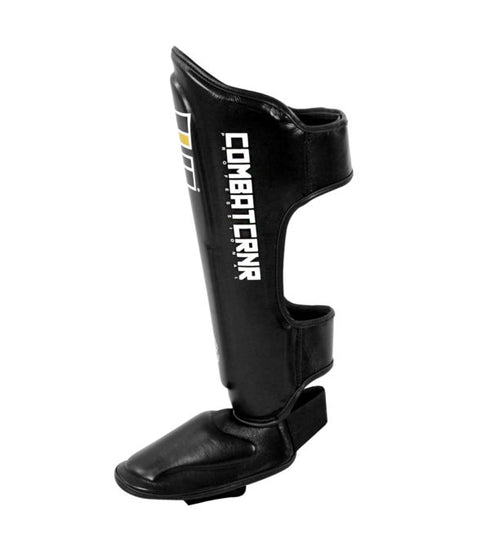 Combat Corner HMIT Shin Guards-BLACK-2