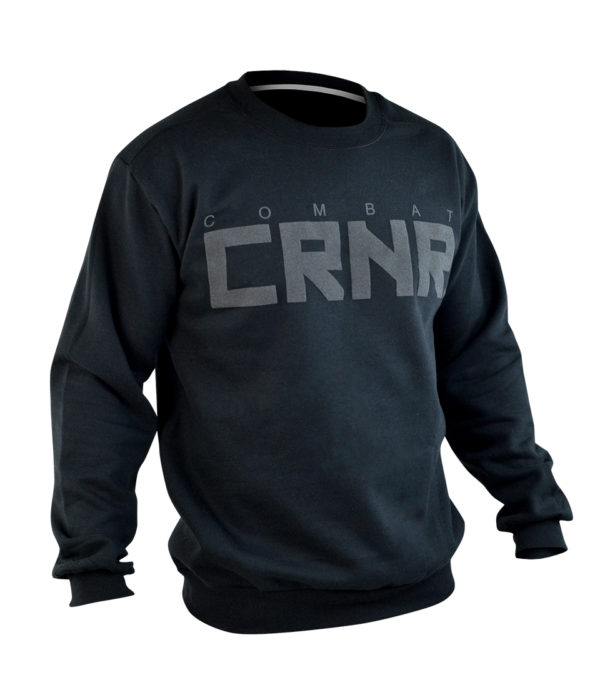 Combat Corner CRNR Big Crewneck Black-1
