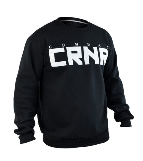 Combat Corner CRNR Big Crewneck White-1