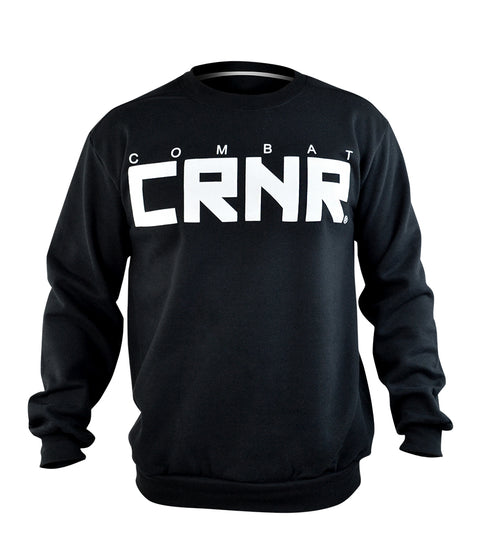 Combat Corner CRNR Big Crewneck White-3