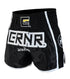 Combat Corner Black/White CRNR Muay Thai Shorts-1