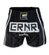 Combat Corner Black/White CRNR Muay Thai Shorts-3