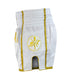 Combat Corner White/Gold CRNR Muay Thai Shorts-4