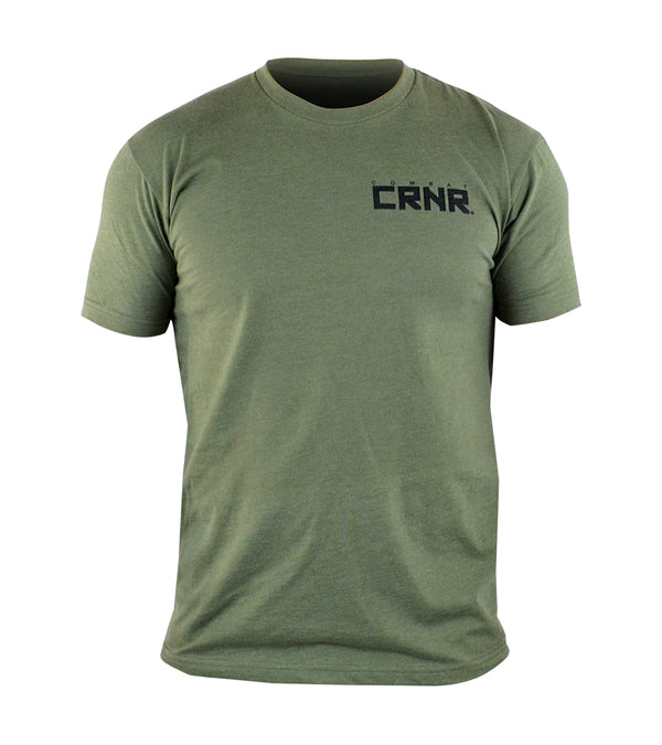 Combat Corner CRNR Reverse T-Shirt OD Green-1