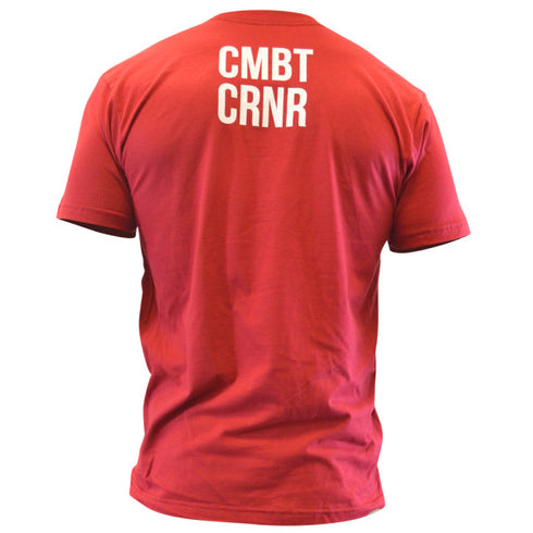 Combat Corner Classic Tee Red-2