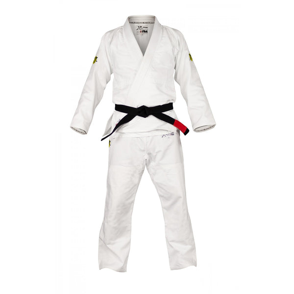 FUJI SPORTS CLASSIC PERFORMANCE KIDS BJJ GI-White-1
