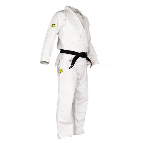 FUJI SPORTS CLASSIC PERFORMANCE KIDS BJJ GI-White-4