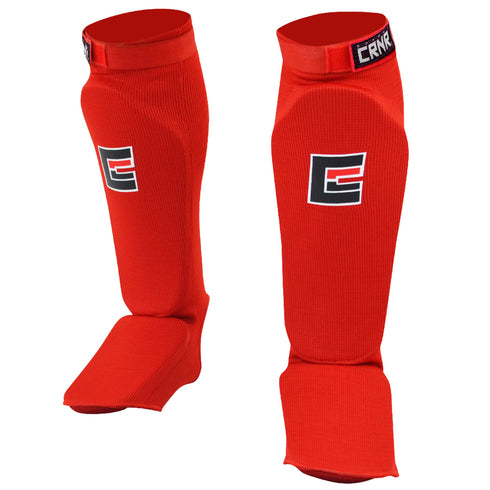 Combat Corner Slip on Elastic Shin Pads