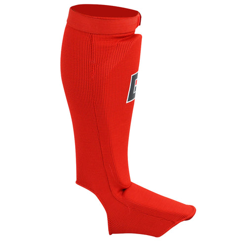 Combat Corner Slip on Elastic Shin Pads