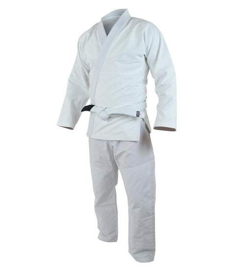 Combat Corner Classic Kimono – W/ FREE WHITE BELT!-WHITE-1