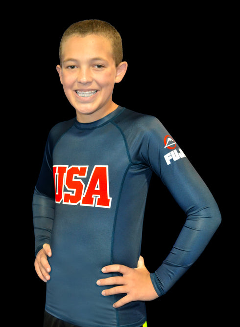 FUJI Sports Kids USA Rashguard-1