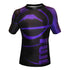 FUJI SPORTS FREESTYLE IBJJF RANKED RASHGUARD SHORT SLEEVE-Purple-1